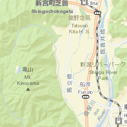 Tatsuno-shi Street Map