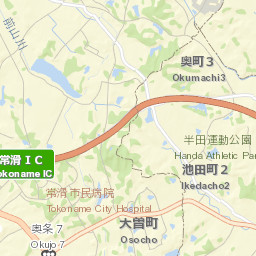 Tokoname-shi Street Map