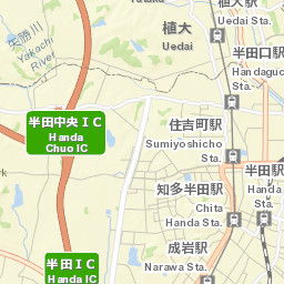 Handa-shi Street Map