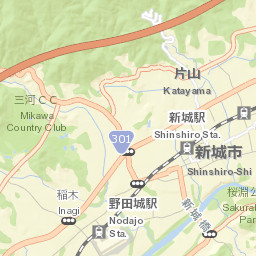Shinshiro Street Map