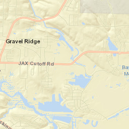 Gravel Ridge Street Map
