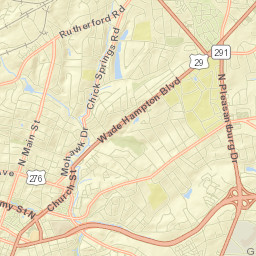 Greenville Street Map