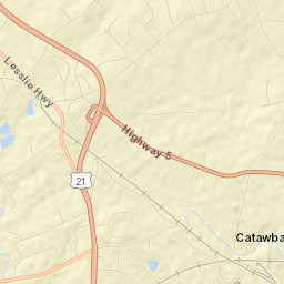 Catawba Street Map