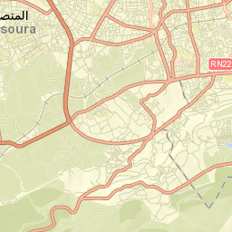 Mansoûra Street Map