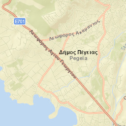 Pégeia Street Map