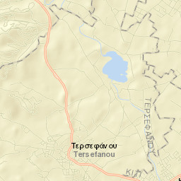Tersefánou Street Map