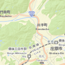 Shōbara Street Map
