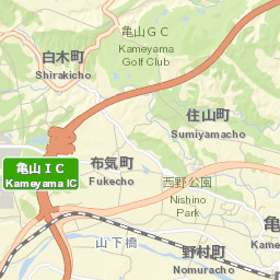Kameyama Street Map