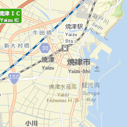 Yaizu Street Map