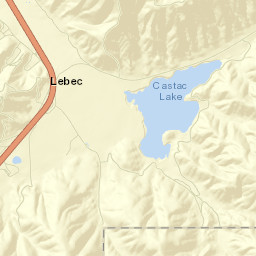Lebec Street Map