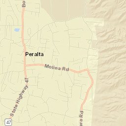 Peralta Street Map