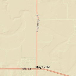 Maysville Street Map