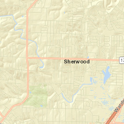 Sherwood Street Map