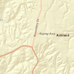 Ashland Street Map