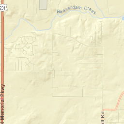 668-674 Baltimore Hill Rd Huntsville Street Map