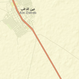 ’Aïn Deheb Street Map