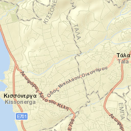 Kissonerga Street Map