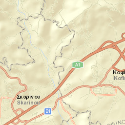 Kofínou Street Map