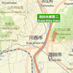 Kawanishi Street Map
