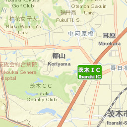 Ibaraki Street Map
