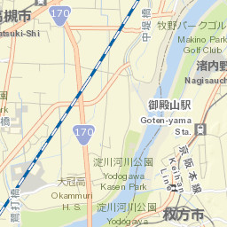 Takatsuki Street Map