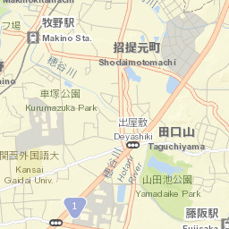 Hirakata Shi Street Map