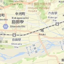 Shimada Street Map