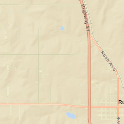 Rush Springs Street Map