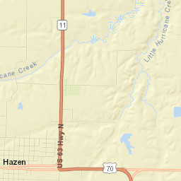 Hazen Street Map