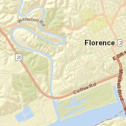 Cramer Way, North Alabama Lions, University Street Map