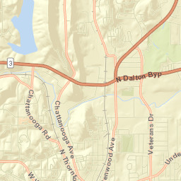 Whitfield County Street Map
