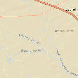 Laurel Hill Street Map