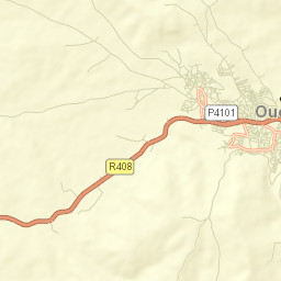 Ouezzane Province Street Map