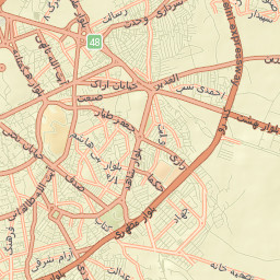 Hamadan Street Map