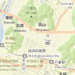 Shirahamachō-usazakiminami Street Map