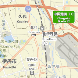 Itami Street Map