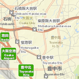 Toyonaka Street Map