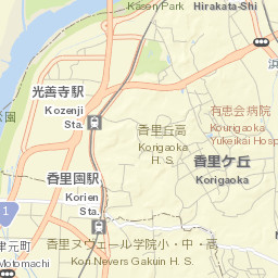 Hirakata Street Map
