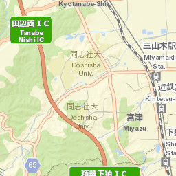 Kyōtanabe Shi Street Map