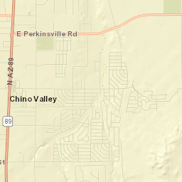 Chino Valley Street Map