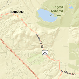 Clarkdale Street Map