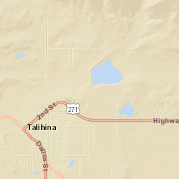 Talihina Street Map