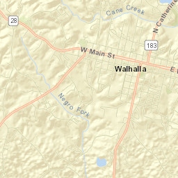 Walhalla Street Map