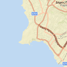 Paphos Street Map