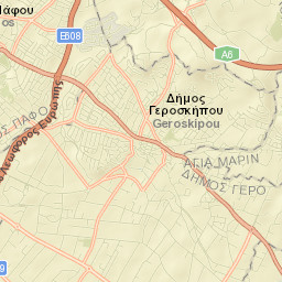 Geroskipou Street Map