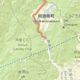 Ashiya Shi Street Map