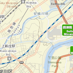 Settsu Shi Street Map