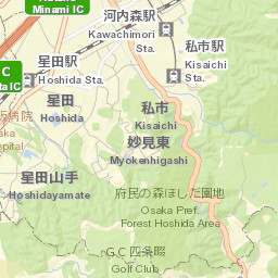 Katano Shi Street Map