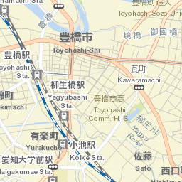 Toyohashi Street Map