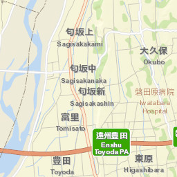 Iwata-shi Street Map